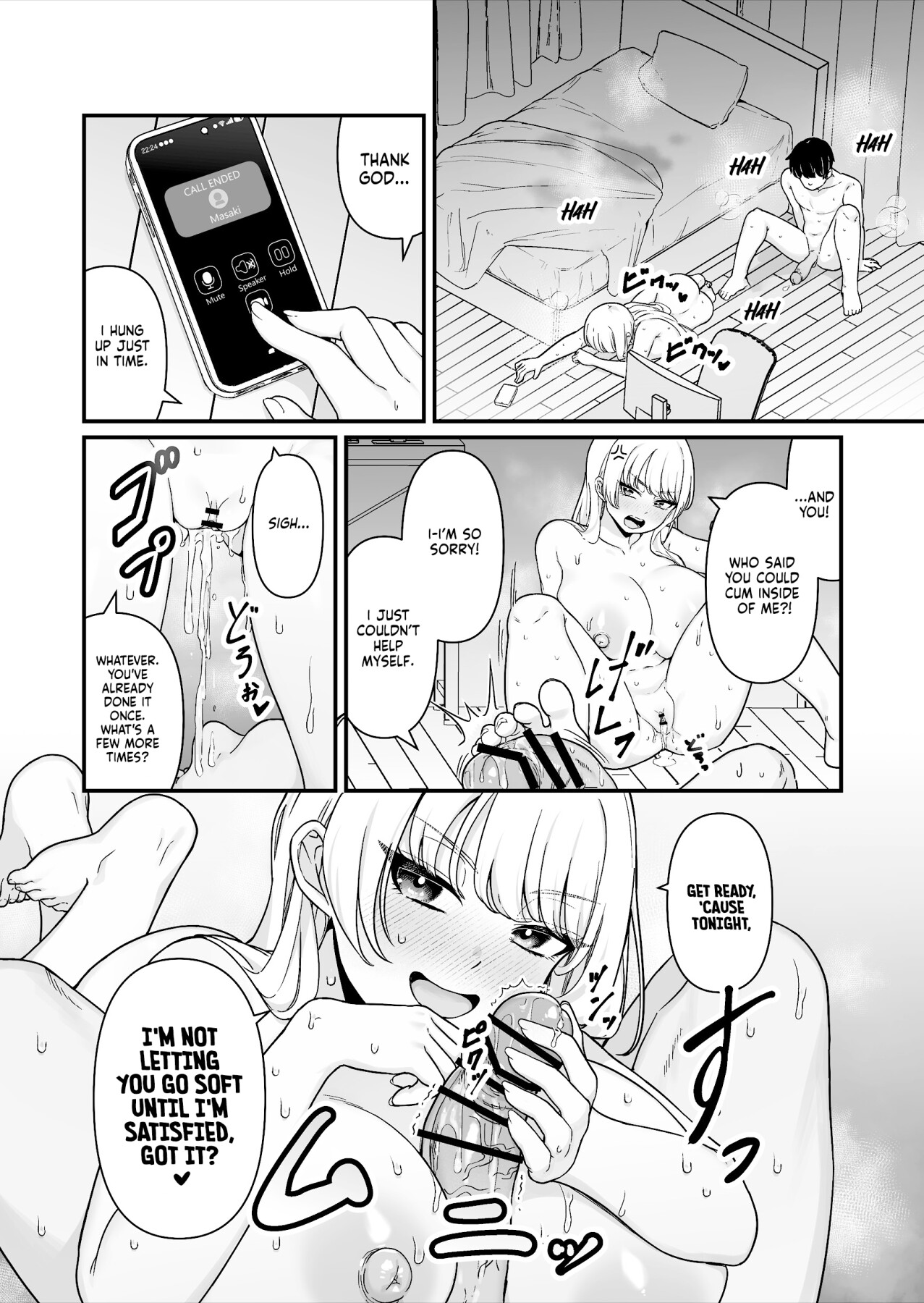 Hentai Manga Comic-I Had Wild Sex with a Taken Busty Gyaru Part-Timer!-Read-49